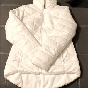 North Face white jacket reversible